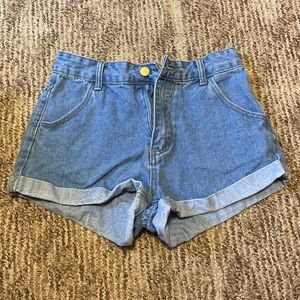 women's denim shorts